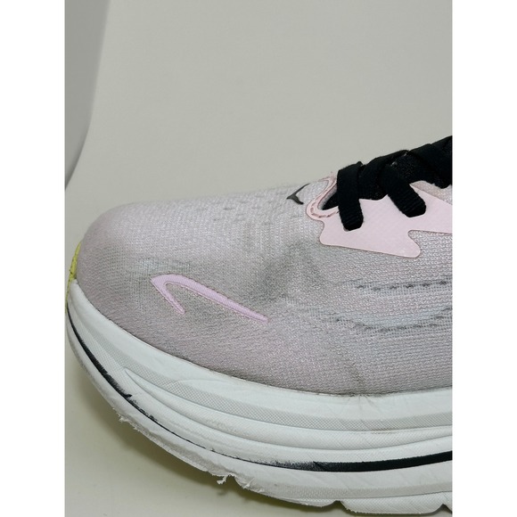 Hoka One One Clifton 10 Wide Pink Black Running Shoes Womens 8.5D 1162050 CTNS - Picture 5 of 13